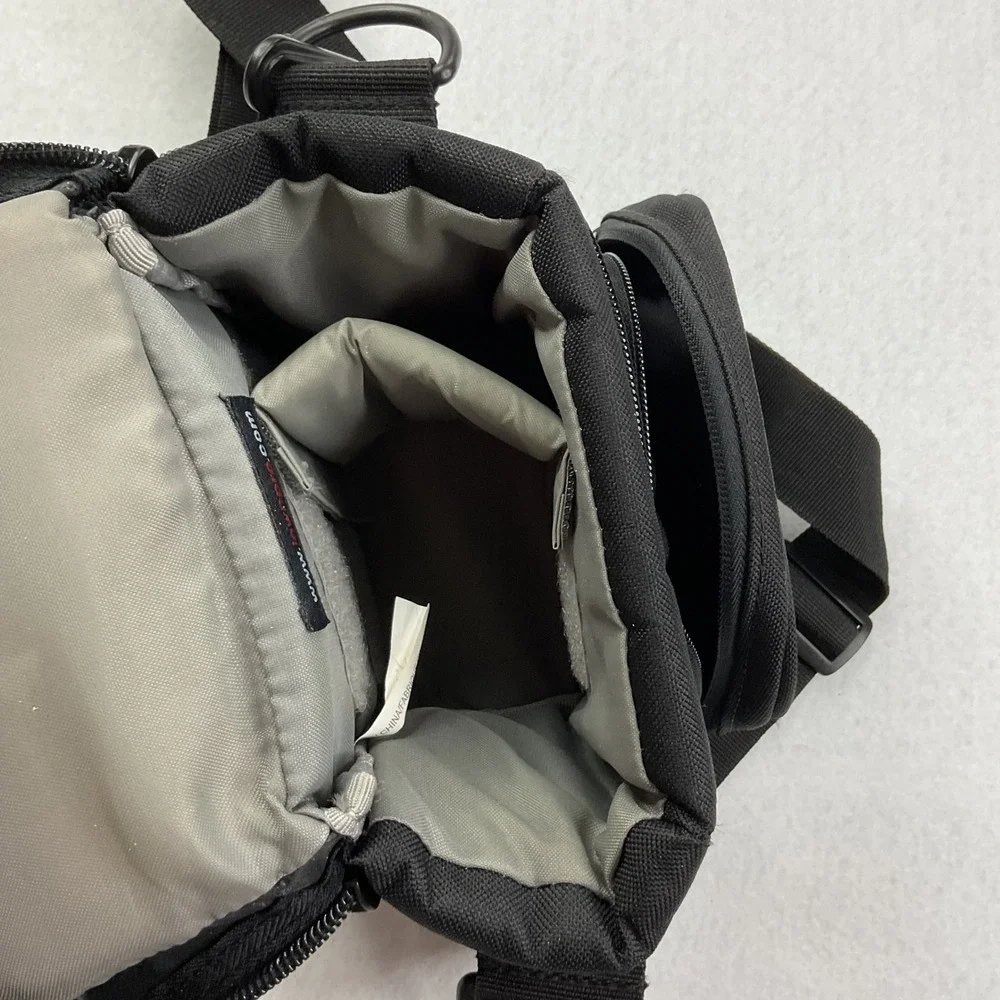 Lowepro EX 120 Camera Bag Black Gray Padded Shoulder Bag Case with Belt Loop